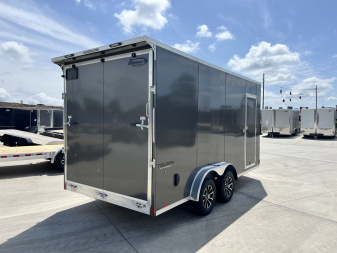 New NEW 2025 Formula 7.5x16 +V Triumph ALL ALUMINUM, WHITE Interior, QUALITY, 88” TALL Ramp 86” dr opening Enclosed Cargo Trailer