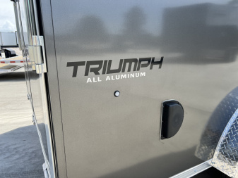New NEW 2025 Formula 7.5x16 +V Triumph ALL ALUMINUM, WHITE Interior, QUALITY, 88” TALL Ramp 86” dr opening Enclosed Cargo Trailer
