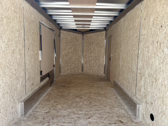 New NEW 2025 Formula 7.5x16 +V Triumph ALL ALUMINUM, WHITE Interior, QUALITY, 88” TALL Ramp 86” dr opening Enclosed Cargo Trailer