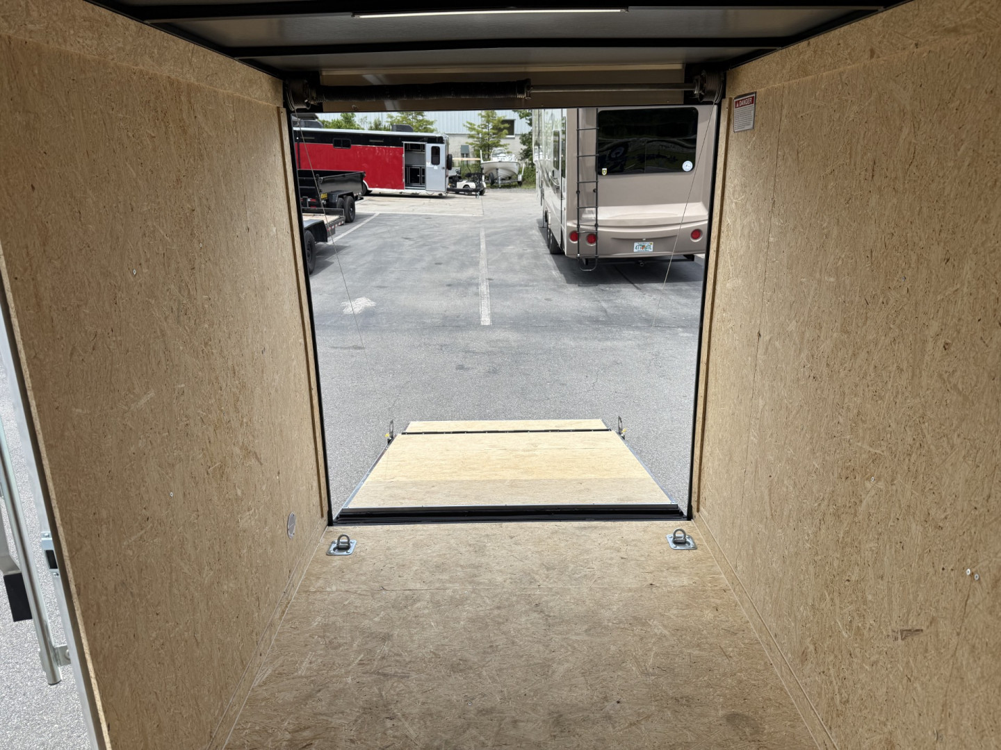 New TX6X10SA TEXAS TRAILERS 6' X 10' CARGO / ENCLOSED TRAILER W/ REAR RAMP DOOR & SIDE DOOR