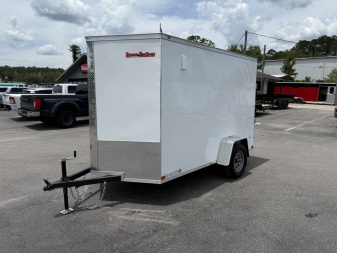 New TX6X10SA TEXAS TRAILERS 6' X 10' CARGO / ENCLOSED TRAILER W/ REAR RAMP DOOR & SIDE DOOR