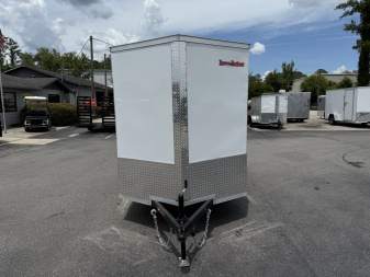 New TX6X10SA TEXAS TRAILERS 6' X 10' CARGO / ENCLOSED TRAILER W/ REAR RAMP DOOR & SIDE DOOR