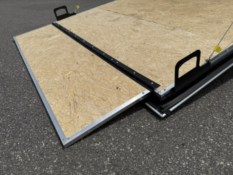 New TX6X10SA TEXAS TRAILERS 6' X 10' CARGO / ENCLOSED TRAILER W/ REAR RAMP DOOR & SIDE DOOR