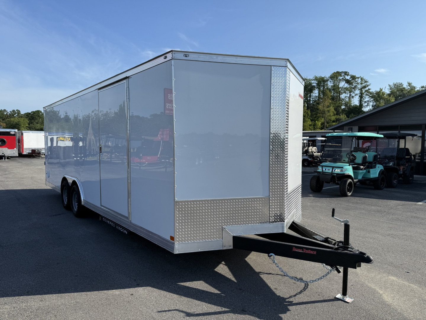 New TX8.5X24TA3 Texas Trailers Cargo / Enclosed Trailer w/ Ramp Door & 48" Side Door