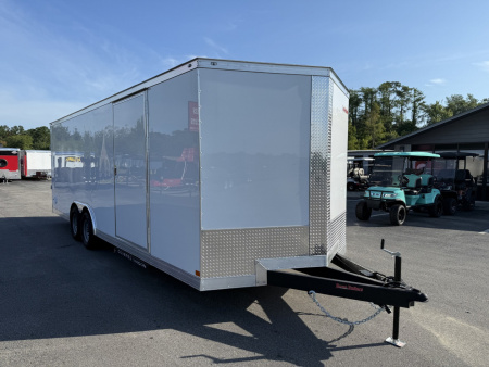 New TX8.5X24TA3 Texas Trailers Cargo / Enclosed Trailer w/ Ramp Door & 48" Side Door