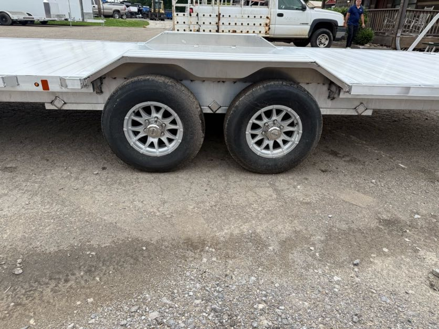 New 2025 Aluma WB26H-TA-EL-DOF-R-RR Utility Trailer