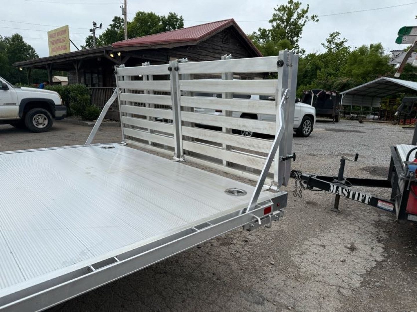 New 2025 Aluma WB26H-TA-EL-DOF-R-RR Utility Trailer