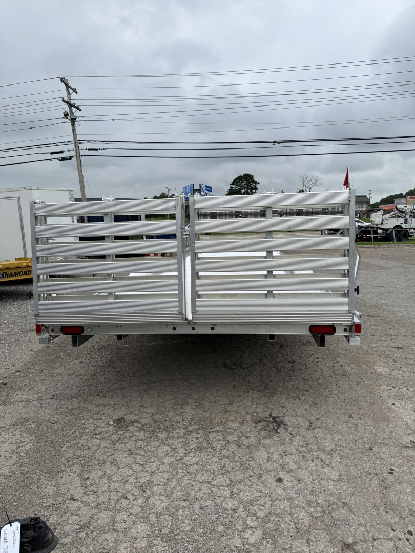 New 2025 Aluma WB26H-TA-EL-DOF-R-RR Utility Trailer