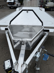 New 2025 Aluma WB26H-TA-EL-DOF-R-RR Utility Trailer