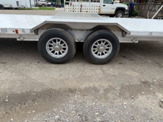 New 2025 Aluma WB26H-TA-EL-DOF-R-RR Utility Trailer