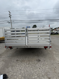 New 2025 Aluma WB26H-TA-EL-DOF-R-RR Utility Trailer