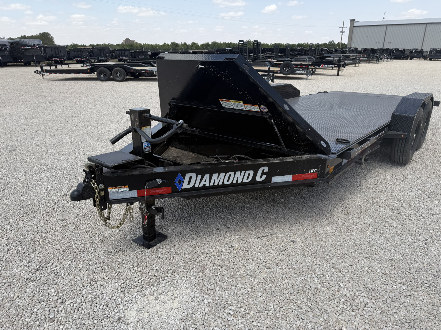 Used *USED* 2022 Diamond C 80"x18' BP Full Tilt Trailer- HDT