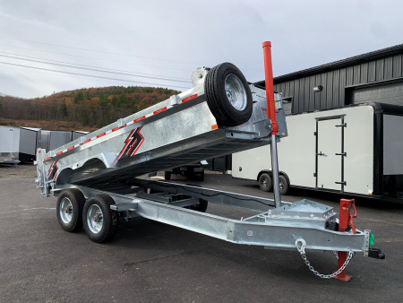 New 2026 Triumph 7x16 Dump Trailer- Galvanized/ 10  I beam/ Tarp kit-Ramps/ Oil Hubs - 20,000GVW