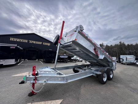 New 2026 Triumph 7x16 Dump Trailer- Galvanized/ 10  I beam/ Tarp kit-Ramps/ Oil Hubs - 20,000GVW