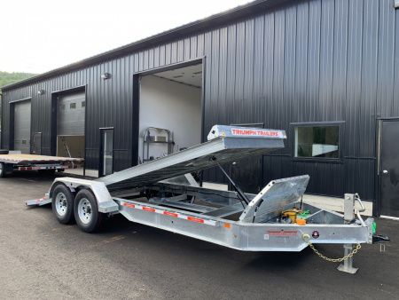 New 2026 Triumph galvanized 7x20 - Hydraulic Power Tilt/ Winch