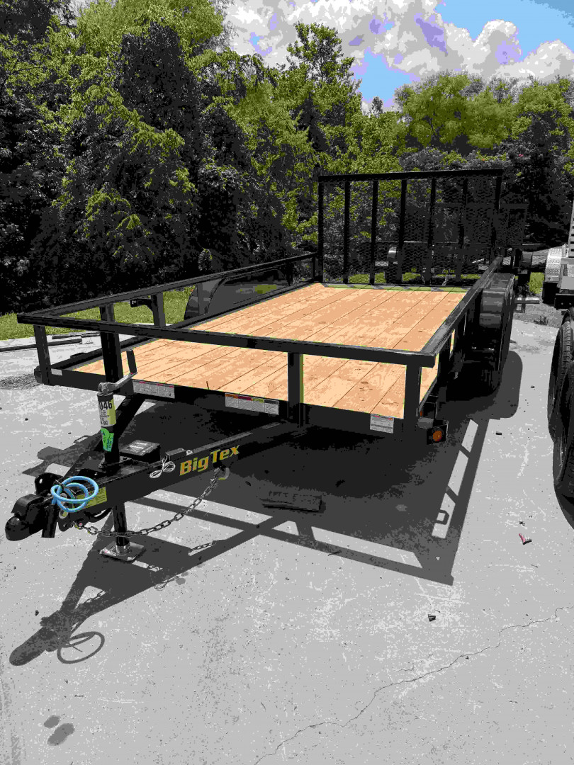 New 2026 Big Tex Trailers 70PI-14 2BRAKE Equipment Trailer