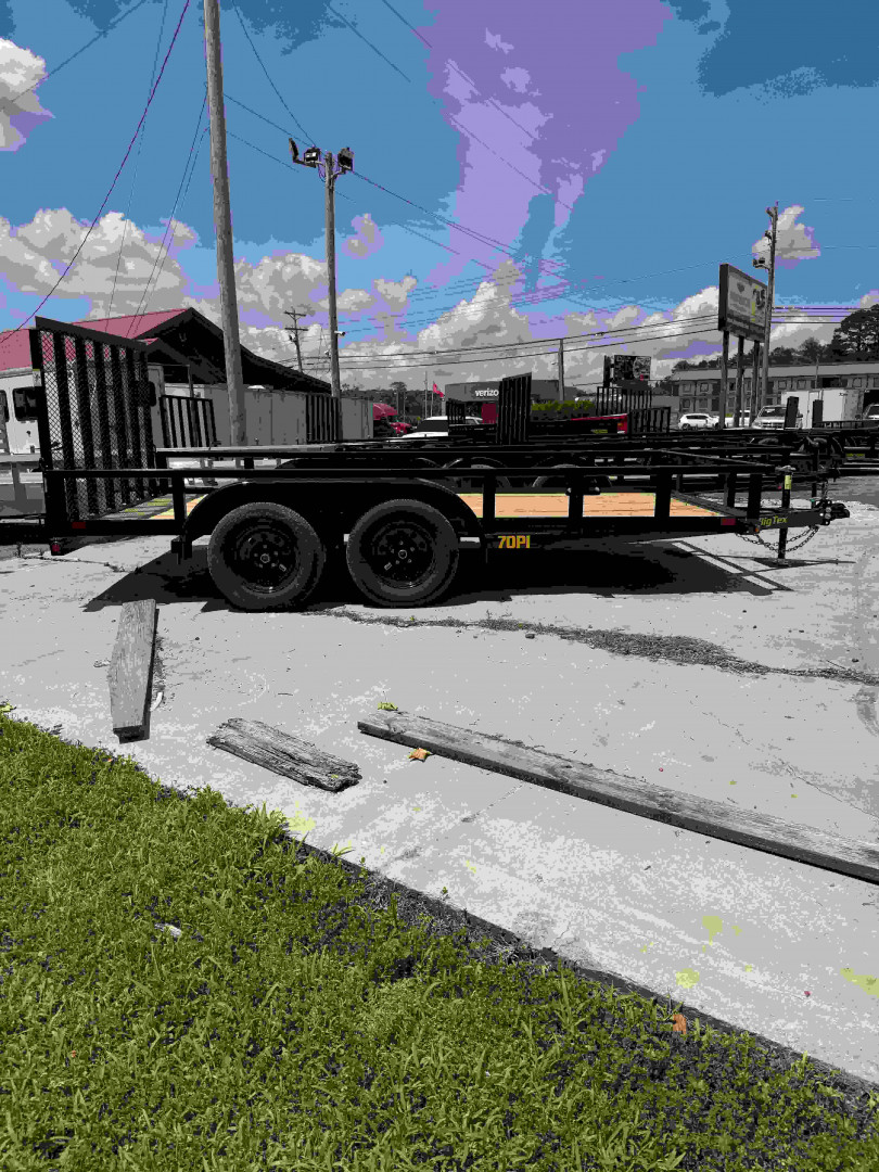 New 2026 Big Tex Trailers 70PI-14 2BRAKE Equipment Trailer