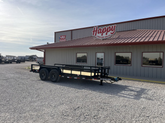 New 2026 PJ 83 x16' Angle Pipetop Trailer – P8