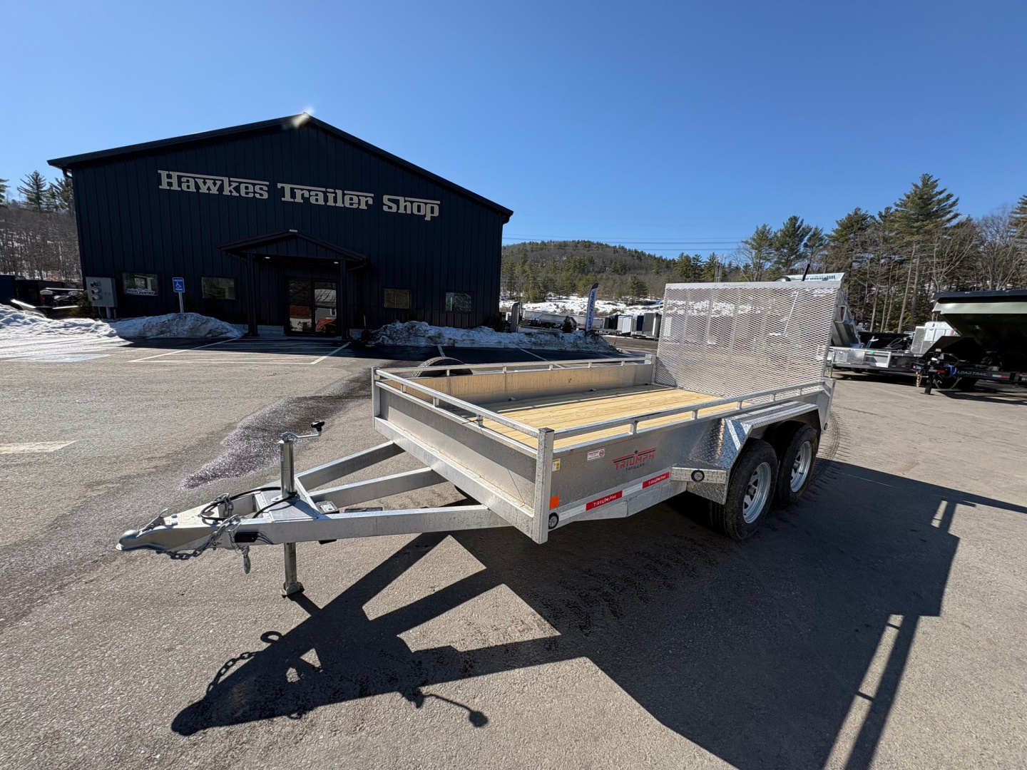 New 2026 Triumph 6X12 Aluminum Utility Trailer - 7000GVW
