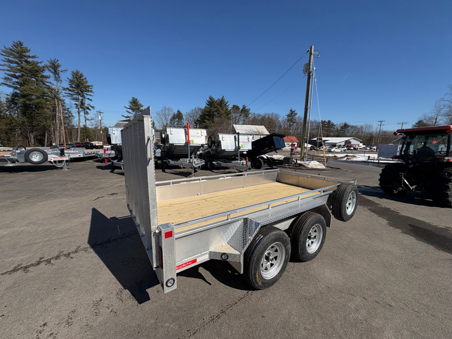 New 2026 Triumph 6X12 Aluminum Utility Trailer - 7000GVW