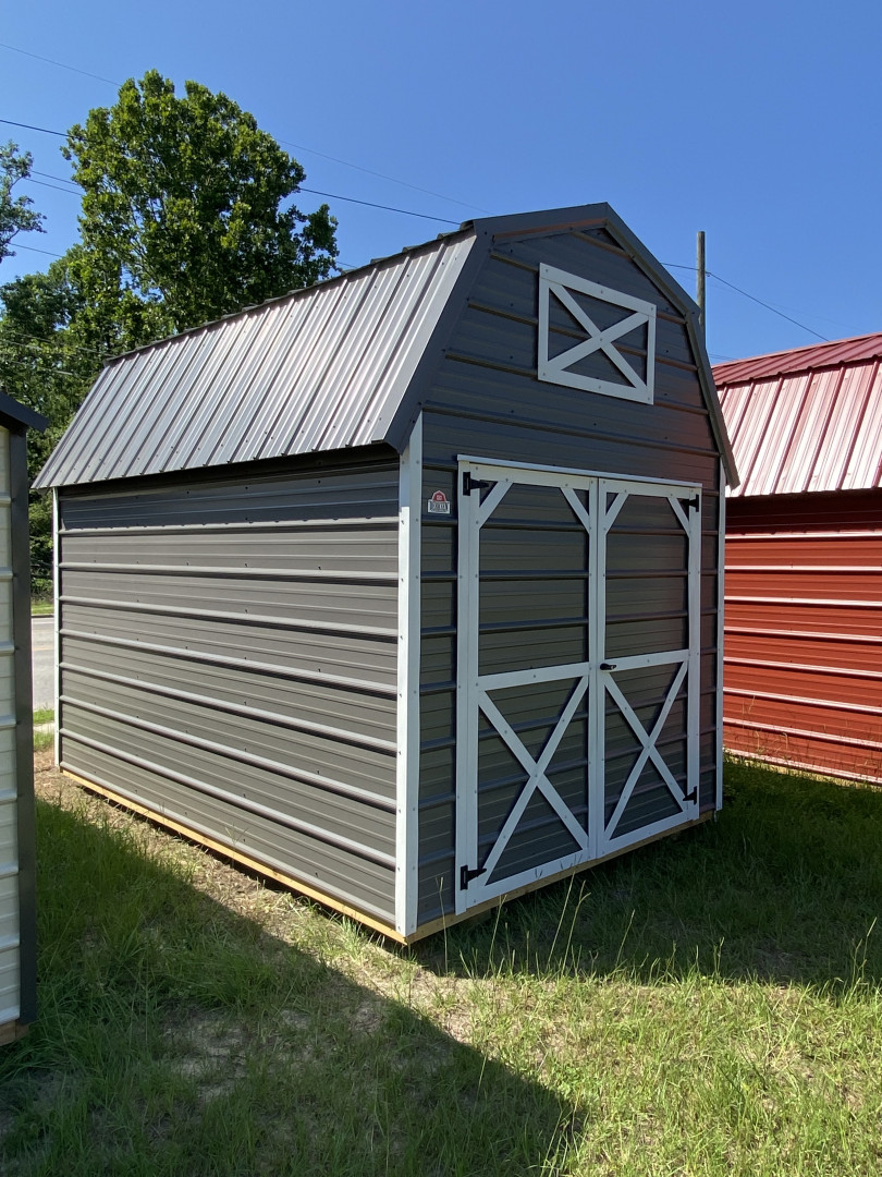 New 2025 Derksen Portable Buildings 8X12 - Lofted Barn Shed (SOLD)