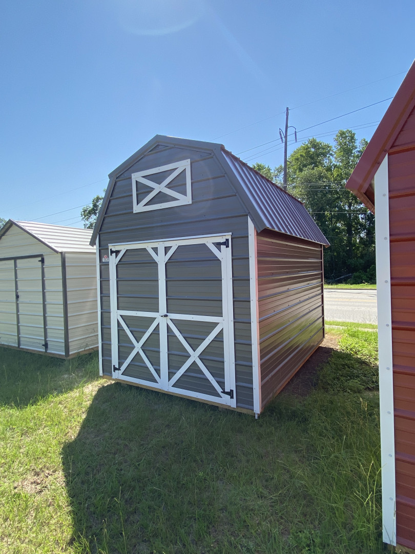 New 2025 Derksen Portable Buildings 8X12 - Lofted Barn Shed (SOLD)