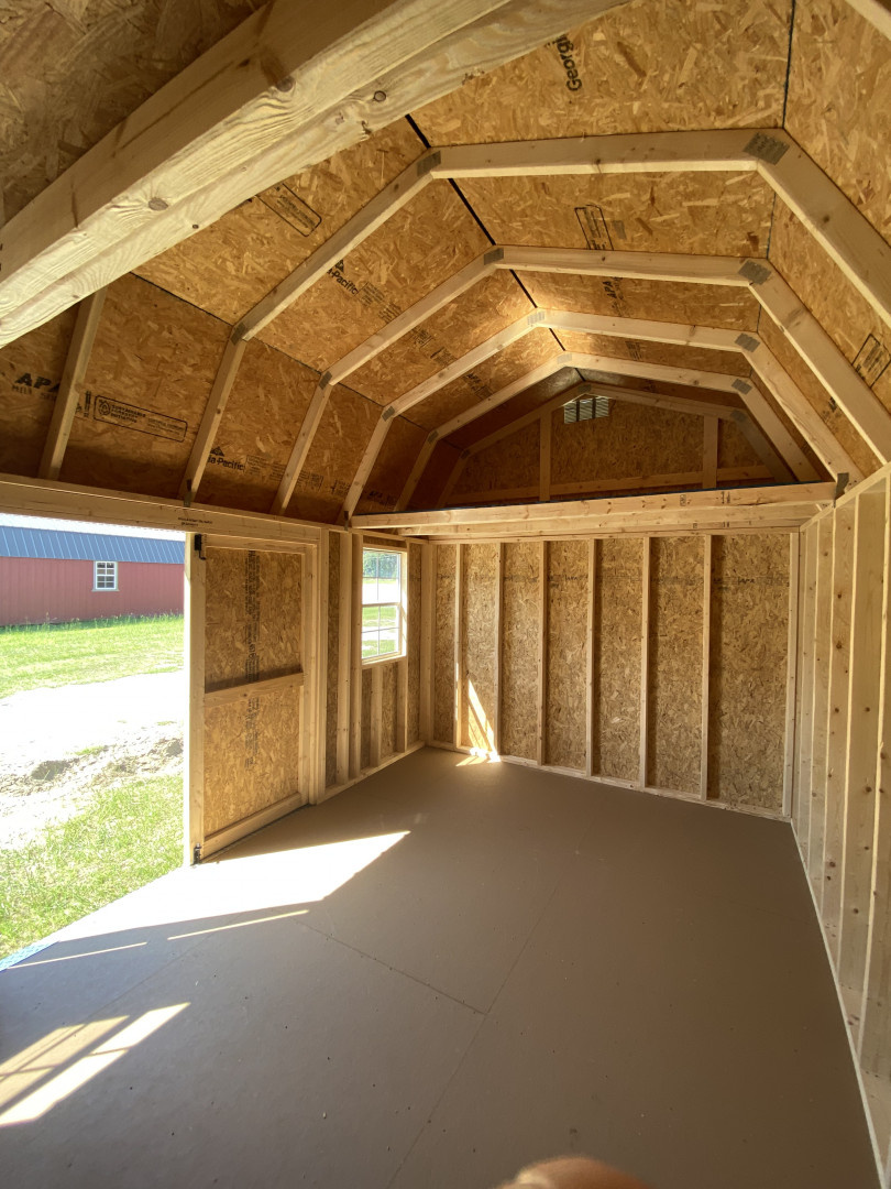 New 2025 Derksen Portable Buildings 10X16 - Lofted Side Utility Shed