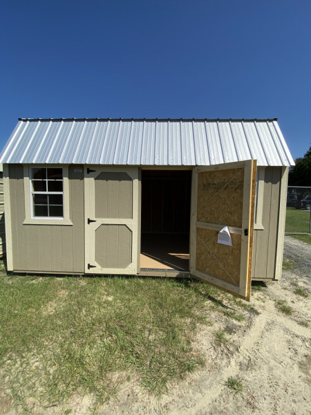New 2025 Derksen Portable Buildings 10X16 - Lofted Side Utility Shed