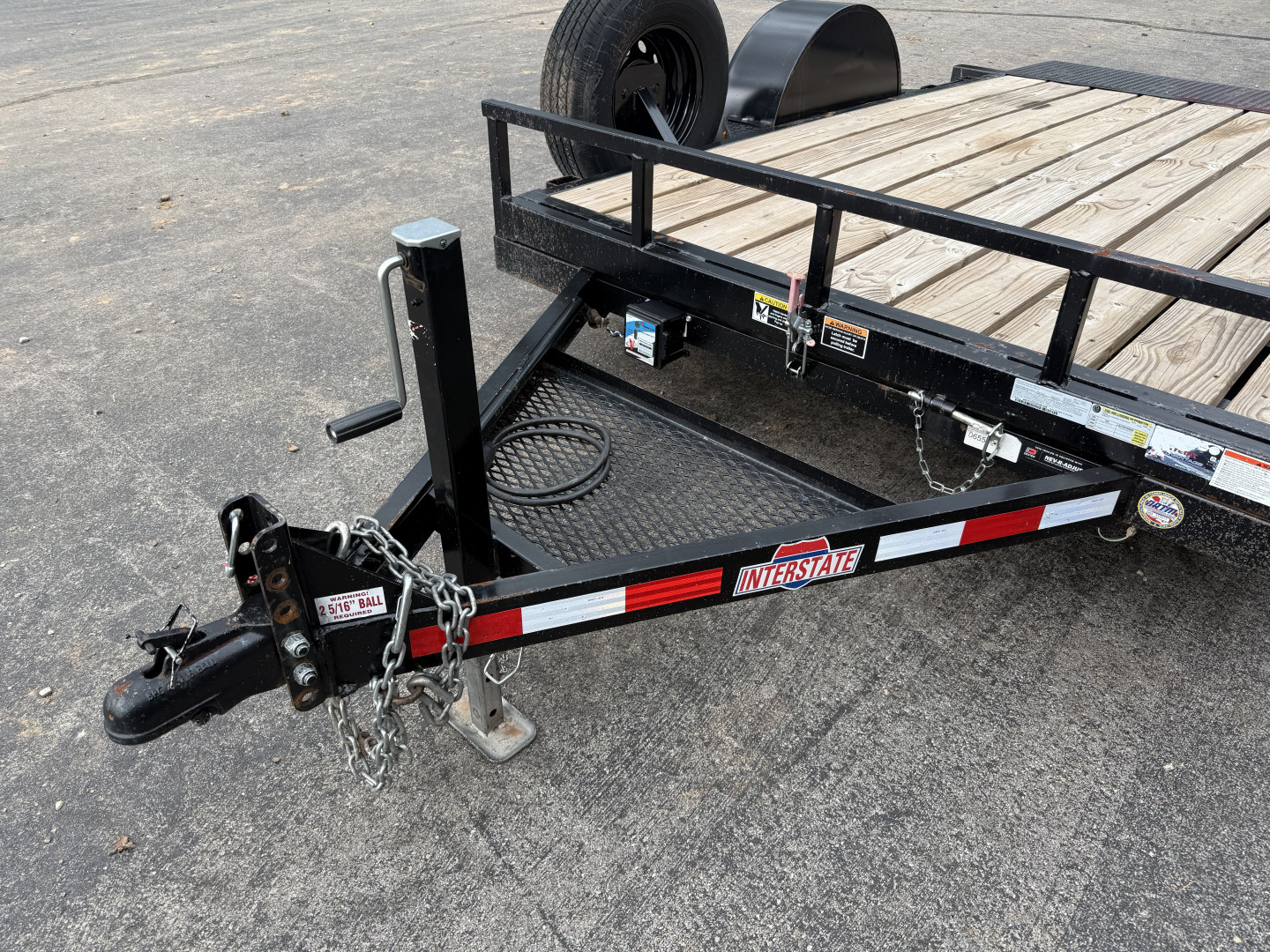 Used *USED* 2024 Interstate Trailers 77"x12' BP Tilt Trailer