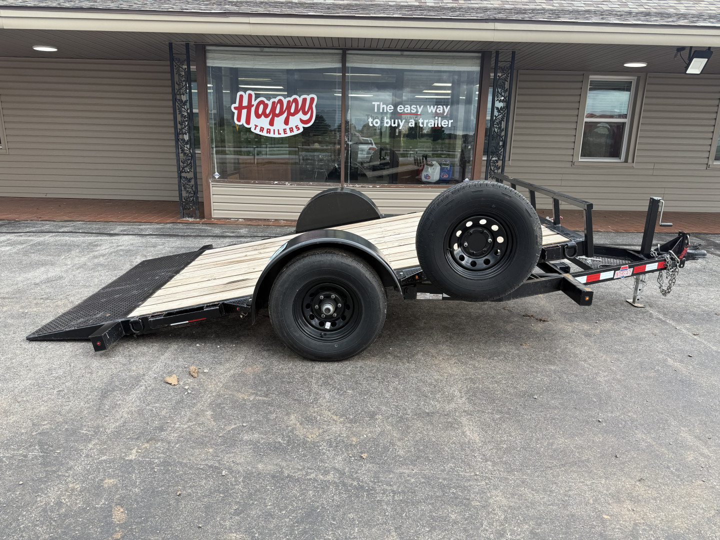 Used *USED* 2024 Interstate Trailers 77"x12' BP Tilt Trailer