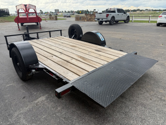 Used *USED* 2024 Interstate Trailers 77"x12' BP Tilt Trailer