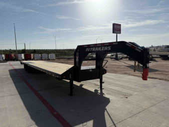 New 2026 PJ 102"x40' GN Low-Pro Flatbed w/ Duals - LD
