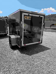 New 2025 Covered Wagon Trailers 5x8 SA 6' SIDE DOOR Cargo / Enclosed Trailer