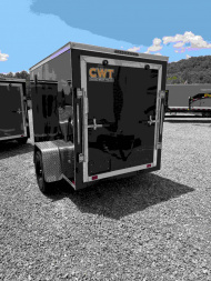 New 2025 Covered Wagon Trailers 5x8 SA 6' SIDE DOOR Cargo / Enclosed Trailer