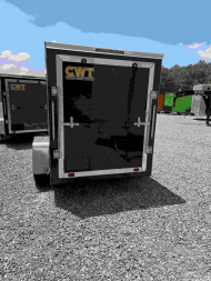 New 2025 Covered Wagon Trailers 5x8 SA 6' SIDE DOOR Cargo / Enclosed Trailer