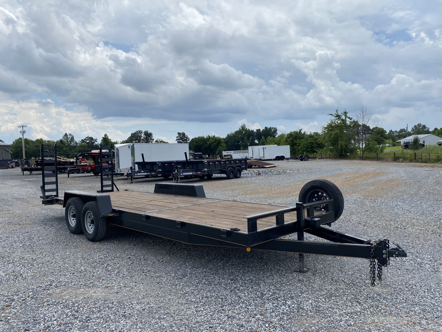 Used 2023 P & T 83"x24' 14k Equipment Trailer