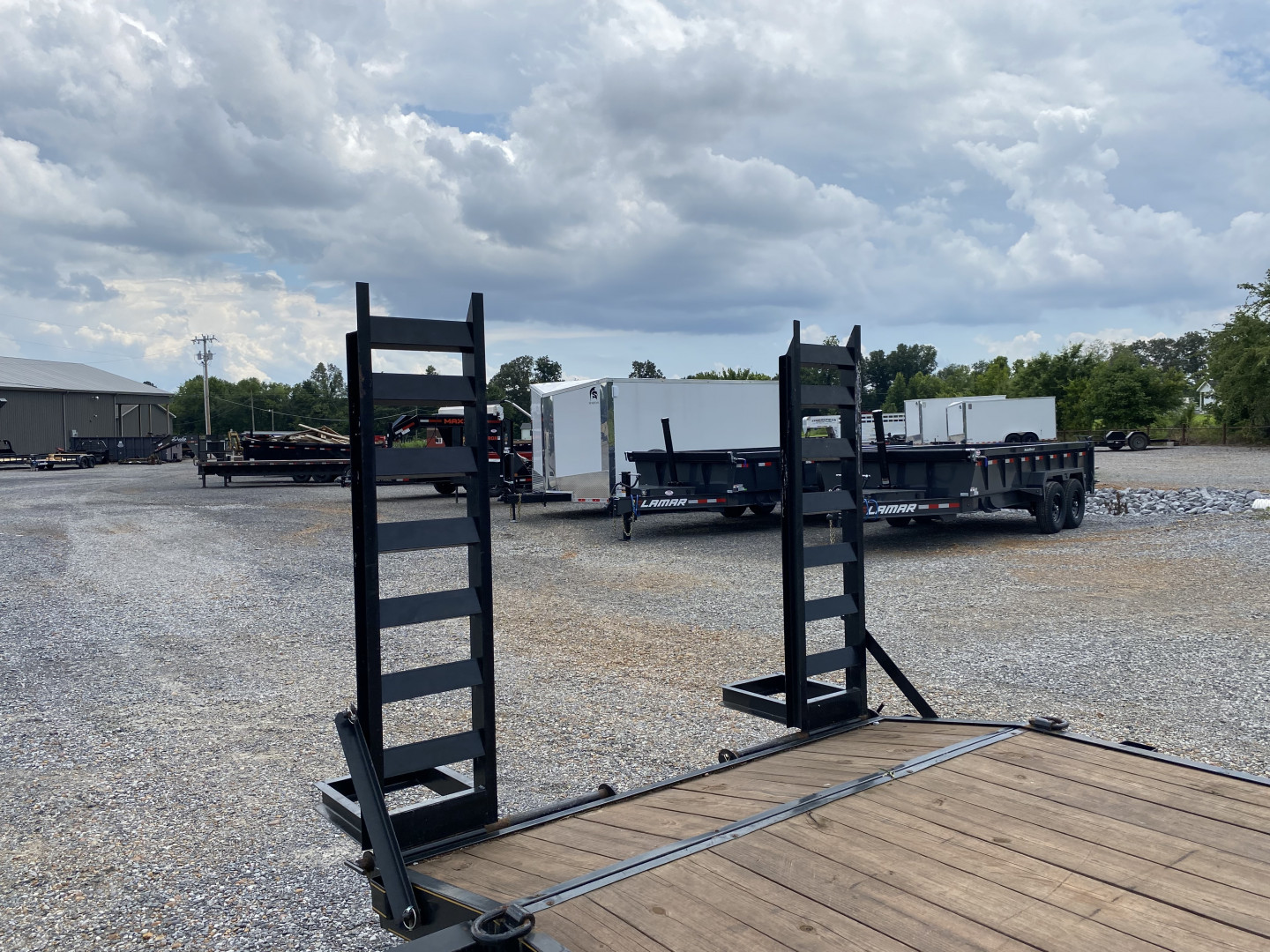 Used 2023 P & T 83"x24' 14k Equipment Trailer