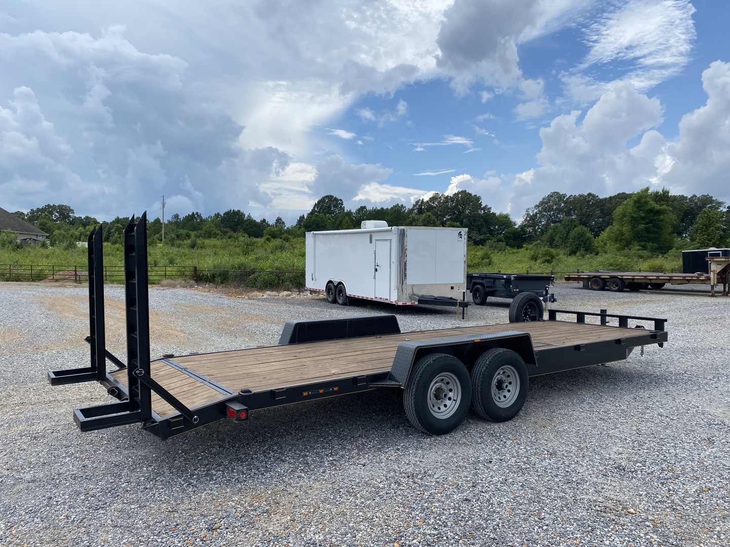 Used 2023 P & T 83"x24' 14k Equipment Trailer