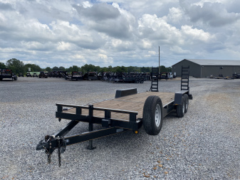 Used 2023 P & T 83"x24' 14k Equipment Trailer