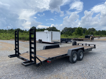 Used 2023 P & T 83"x24' 14k Equipment Trailer