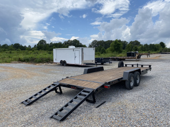 Used 2023 P & T 83"x24' 14k Equipment Trailer
