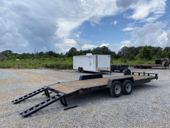 Used 2023 P & T 83"x24' 14k Equipment Trailer
