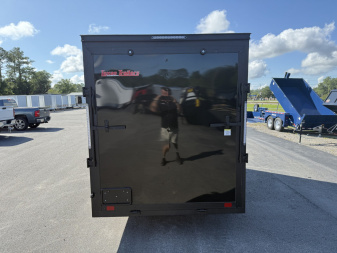 New TX6X12SA TEXAS TRAILERS 6' X 12' CRAGO / ENCLOSED TRAILER W/ REAR RAMP DOOR & SIDE DOOR