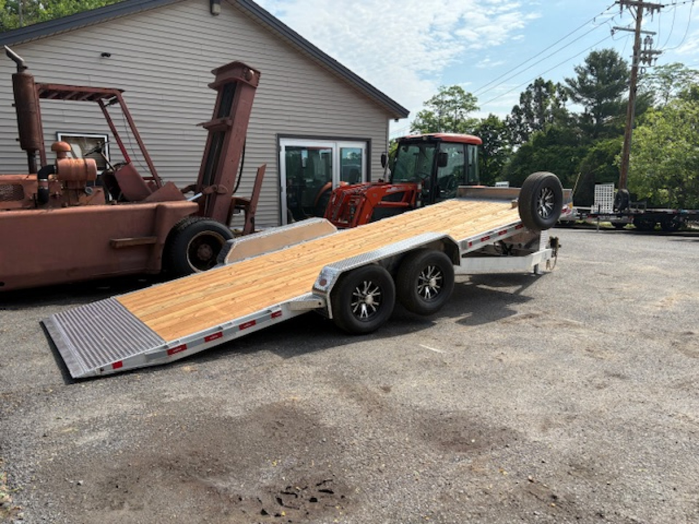 New 2026 Nordtek 82" X 20' -10K GVW Aluminum Power Tilt Trailer