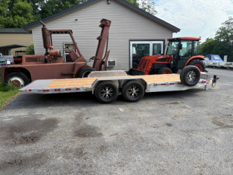 New 2026 Nordtek 82" X 20' -10K GVW Aluminum Power Tilt Trailer