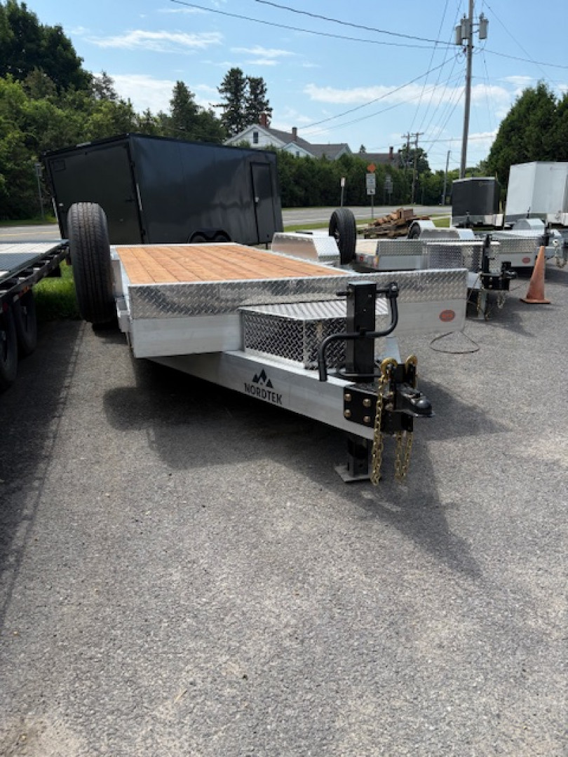 New 2026 Nordtek Aluminum 82" X 22' -14K GVW Power Tilt Trailer