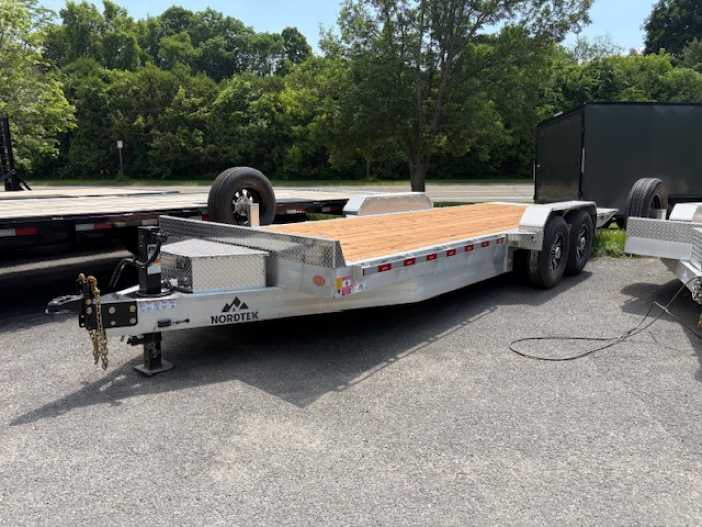 New 2026 Nordtek Aluminum 82" X 22' -14K GVW Power Tilt Trailer