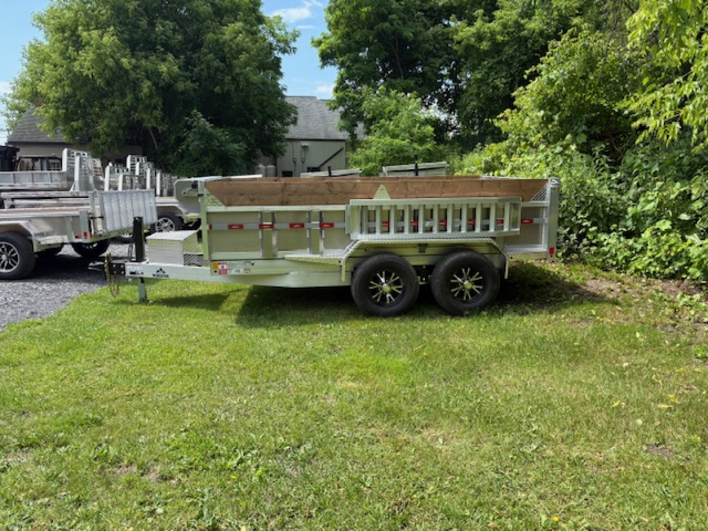 New 2026 Nordtek Aluminum Dump Trailer 82" X 12' -10K GVW