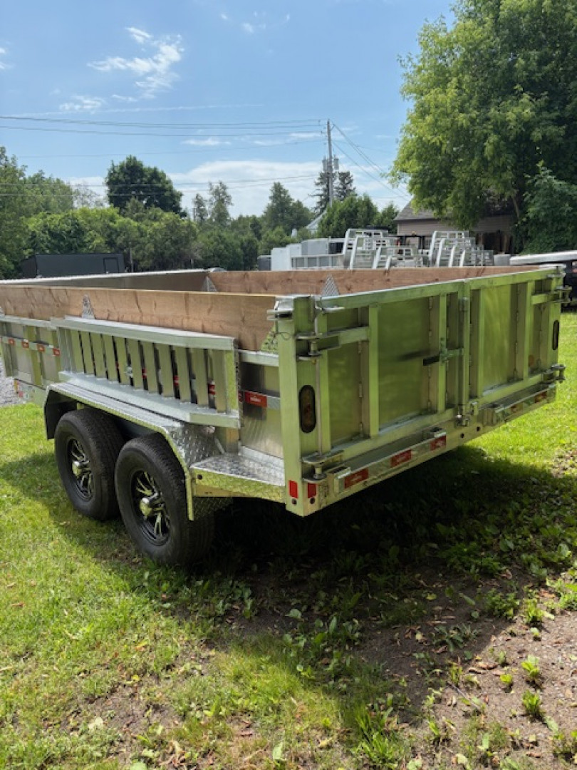 New 2026 Nordtek Aluminum Dump Trailer 82" X 12' -10K GVW