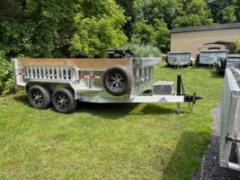 New 2026 Nordtek Aluminum Dump Trailer 82" X 12' -10K GVW